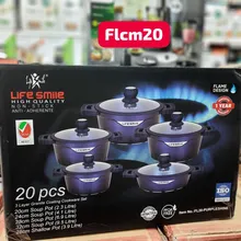 سرویس قابلمه جدید لایف اسمایل3لایه طرح درخشان مدلFL20 gallery0